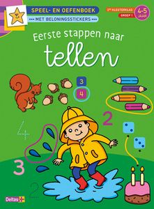 Speel- en oefenboek met beloningsstickers (4-5 j.) - Eerste stappen naar tellen