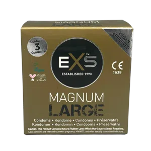 EXS Magnum Large Condooms  (60mm) 3 stuks