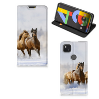 Google Pixel 4a Hoesje maken Paarden - thumbnail