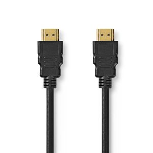 Nedis CVGB35000BK50 Hdmi™ Kabel Hdmi™ Connector Hdmi™ Connector 8k@60hz Earc Verguld 5.00 M Pvc Zwart Doos