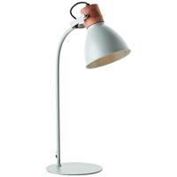 Brilliant Erena Tafellamp 52 cm lichtgroen metaal/hout snoerschakelaar 1x A60, E27, 40 W, geschikt voor normale lamp (niet inbegrepen), Verlichting, Lampjes