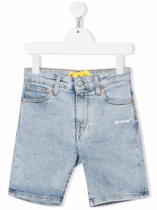 Off-White Kids short en jean - Bleu