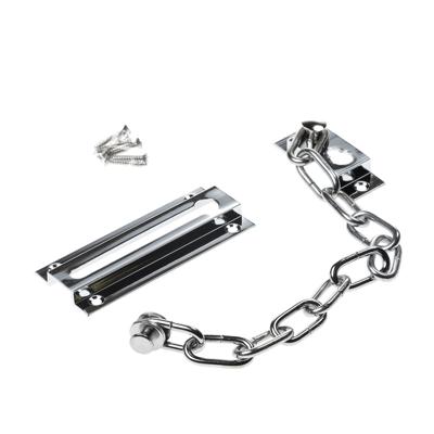 Deurketting verchroomd drukknop 930b