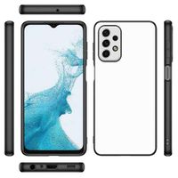 Telefoonhoesje Samsung Galaxy A23 Back Cover Zwart/wit - thumbnail