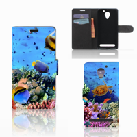 Lenovo C2 Power Telefoonhoesje met Pasjes Vissen