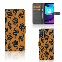 Telefoonhoesje met Pasjes voor Motorola Moto E20 | E30 | E40 Snakes