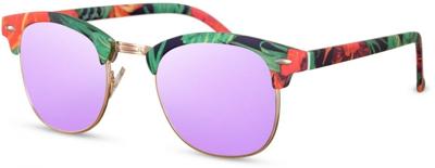 CWI zonnebril heren wayfarer Hawaï groen/paars (CWI1850)