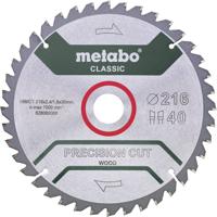 Metabo PRECISION CUT WOOD CLASSIC 628656000 Cirkelzaagblad 254 x 30 x 1.8 mm Aantal tanden: 48 1 stuk(s) - thumbnail