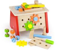 Viga Toys houten werkbank 22 x 19 x 15 cm