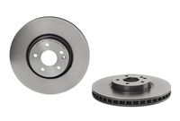 Remschijf COATED DISC LINE BREMBO, Remschijftype: Binnen geventileerd, u.a. für Mercedes-Benz - thumbnail