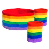 Zweetbandjes regenboog