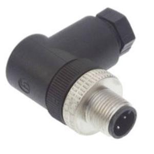 Hirschmann 933 165-100-1 Sensor/actuator connector, niet geassembleerd M12 Aantal polen: 4 Stekker, haaks 1 stuk(s)