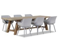 Hartman Sophie element/Lazio 260 cm dining tuinset 7-delig - thumbnail