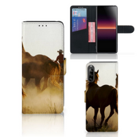 Sony Xperia L4 Telefoonhoesje met Pasjes Design Cowboy - thumbnail