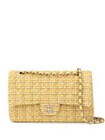 CHANEL Pre-Owned sac porté épaule en tweed - Jaune