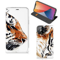 Bookcase iPhone 12 Pro Max Watercolor Tiger - thumbnail