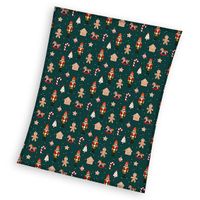 Fleece plaid kerst 150 x 200 cm - thumbnail