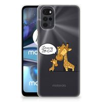 Motorola Moto G22 Telefoonhoesje met Naam Giraffe