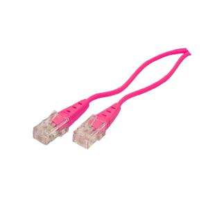 Shiverpeaks ISDN Verbindingskabel [1x RJ45-stekker - 1x RJ45-stekker] 1.5 m Magenta