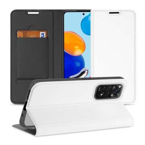 Xiaomi Redmi Note 11/11S Standcase Hoesje Wit met Pashouder