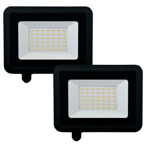 Led bouwlamp wandmontage 30 watt 2400 lumen - voordeelset 2 stuks