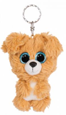 Nici sleutelhanger Glubschis hond junior 9 cm pluche bruin Nici sleutelhanger Glubschis hond junior 9 cm pluche bruin