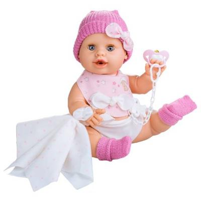 Berjuan Babypop Susú Meisjes Vinyl/textiel 38 Cm Roze 8-delig