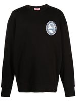 Kenzo sweat en coton à patch logo - Noir - thumbnail