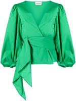 P.A.R.O.S.H. blouse cache-cœur à col v - Vert