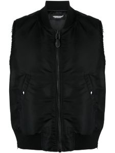 Undercover gilet matelassé à fermeture zippée - Noir