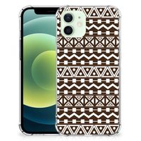 iPhone 12 Mini Doorzichtige Silicone Hoesje Aztec Brown