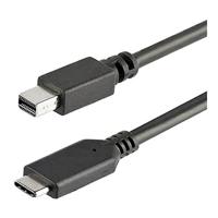 StarTech.com 1 m USB-C naar Mini DisplayPort kabel - USB C naar mDP kabel - 4K 60Hz - zwart (CDP2MDPMM1MB)