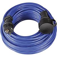 Brennenstuhl BREMAXX Verlengkabel (25 m kabel, voor kortstondig gebruik buitenshuis IP44) 25 m blauw
