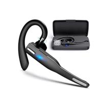 NK Draadloze Bluetooth Headset 5.0 + 450 mAh Oplaadkoffer - Handsfree Koptelefoon, Microfoon, Heldere Stemopname Technologie, 100 mAh Batterij; Zeer Licht Gewicht - Iphone en Android