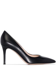 Gianvito Rossi escarpins en cuir à bout pointu 85 mm - Noir