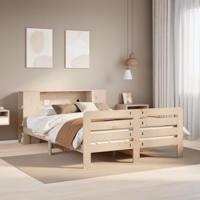 vidaXL Bedframe zonder matras massief grenenhout 150x200 cm
