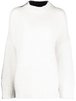 JW Anderson pull à design color block - Blanc