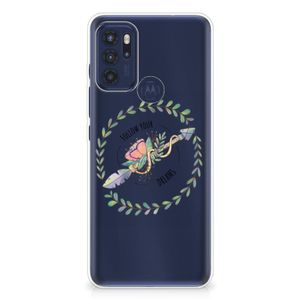 Motorola Moto G60s Telefoonhoesje met Naam Boho Dreams