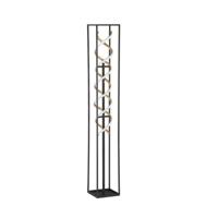 Fischer & Honsel Design vloerlamp Gian zwart led 40495 - thumbnail