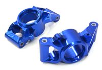 Integy Billet Machined Rear Hub Carrier, Blue - Traxxas X-Maxx - thumbnail