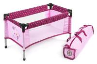 Bayer Chic 2000 - Poppen Campingbedje - Dots Brombeere