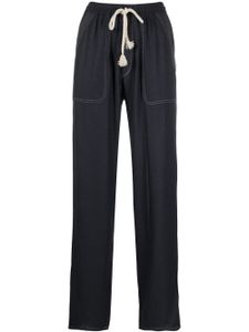 MARANT ÉTOILE pantalon Viamao en soie - Noir