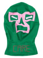 Walter Van Beirendonck masque à logo imprimé - Vert - thumbnail