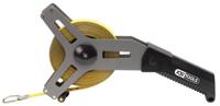 KS Tools 300.0049 Raammeetband met gele staalband, 20m
