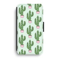 Cactus Lover: iPhone XR Flip Hoesje - thumbnail