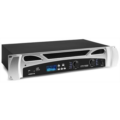 Vonyx VPA1000 PA versterker 2x 500W met USB, BT & MP3-speler Vonyx VPA1000 PA versterker 2x 500W met USB, BT & MP3-speler