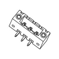 Molex 395260004 Printklem Aantal polen 4 1 stuk(s)