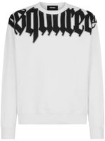 DSQUARED2 sweat en coton à logo imprimé - Blanc