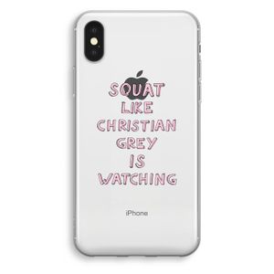 Christian Grey: iPhone X Transparant Hoesje