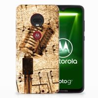 Motorola Moto G7 | G7 Plus Siliconen Hoesje met foto Bladmuziek